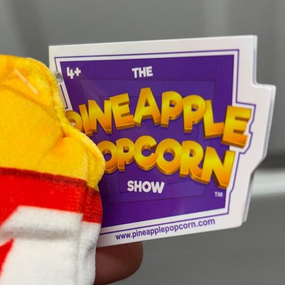 The Pineapple Popcorn Show - Frenchie #03 Fries - Cepia 6.5" Beanbag Plush NWT - Picture 3 of 4